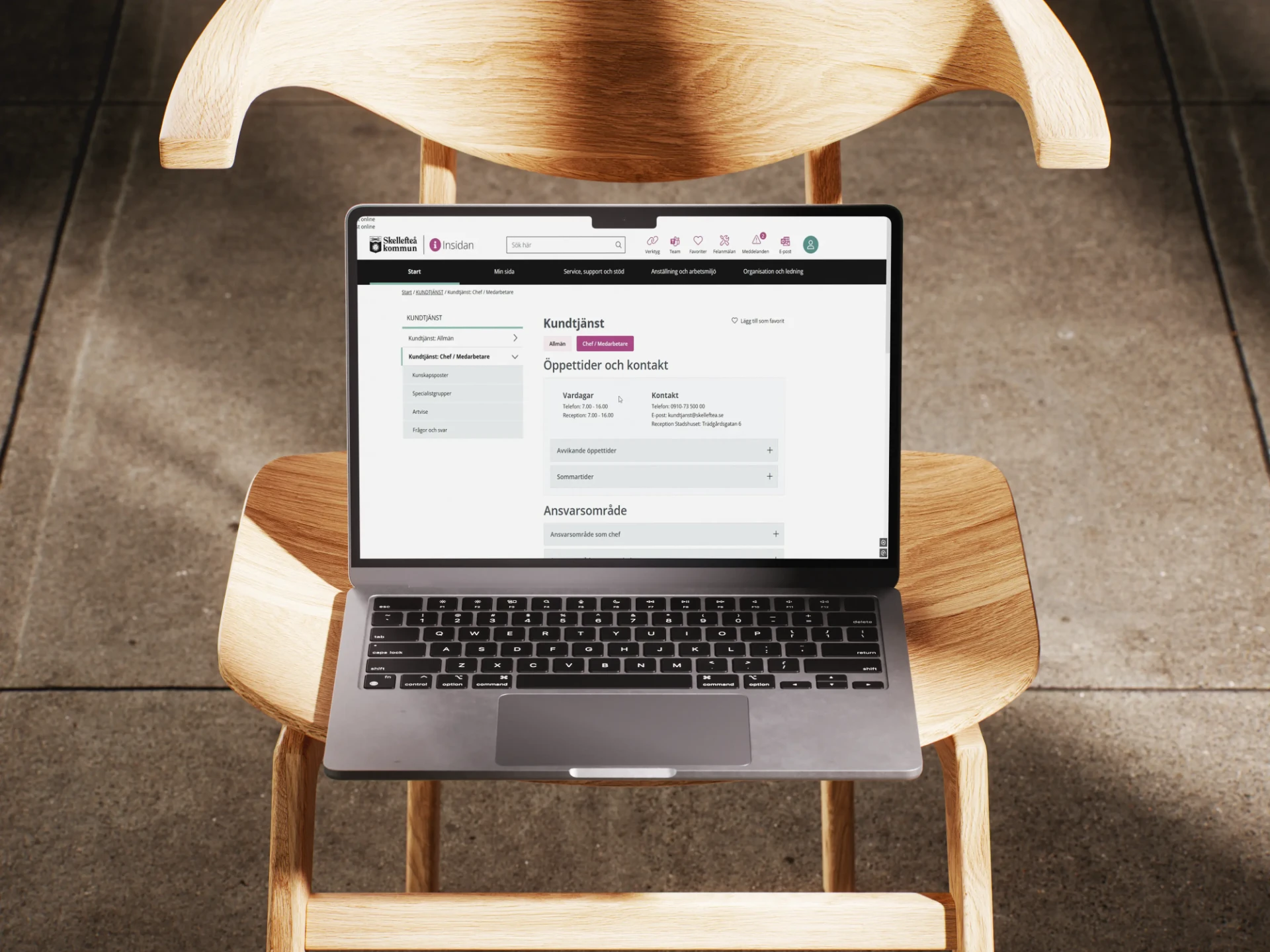 Skellefteå kommun — UI/UX project cover