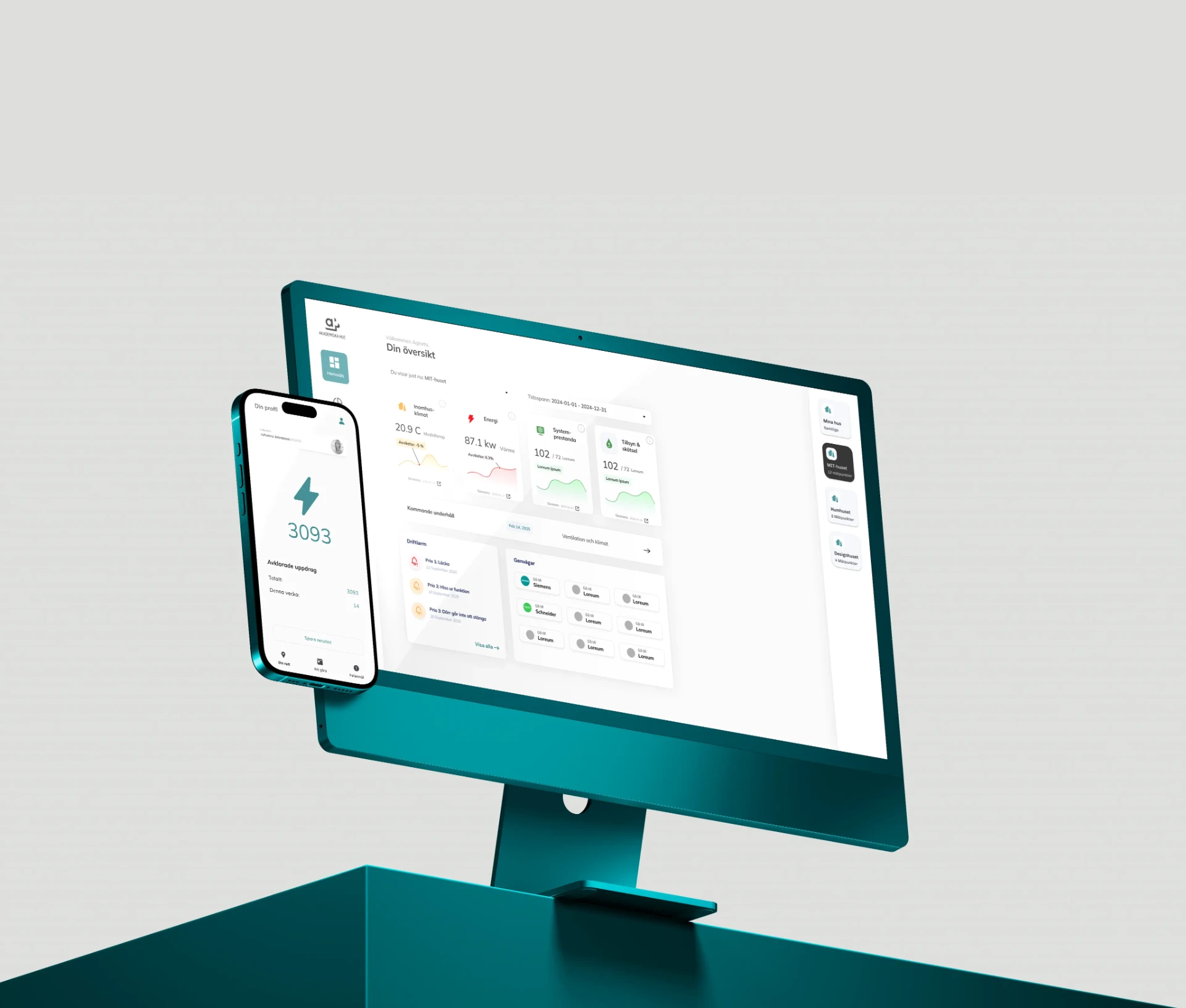 Akademiska Hus — UI/UX project cover