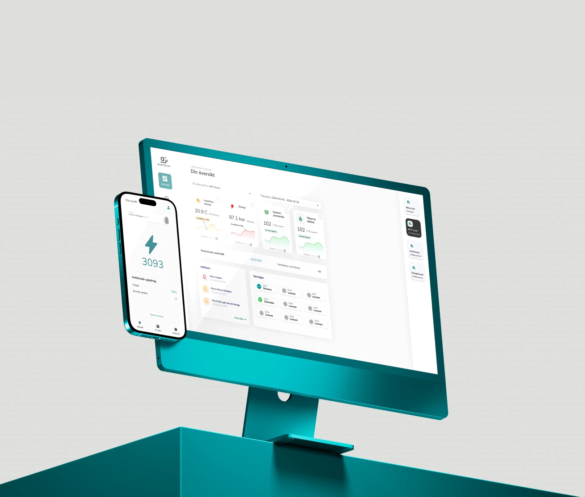 Akademiska Hus — UI/UX project cover